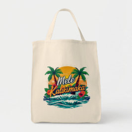 Mele Kalikimaka Tropical Christmas Tragetasche