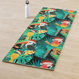Mele Kalikimaka Tropische Jungle Birds Reversible Yogamatte