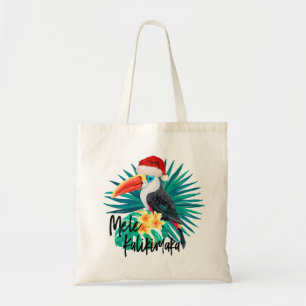 Mele Kalikimaka Tropische Jungvögel Tragetasche