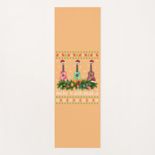 Mele Kalikimaka Ukulele Guitar Gift Ugly Ukulele Yogamatte