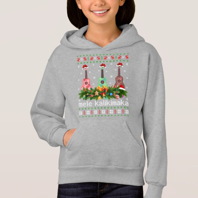 Mele Kalikimaka Ukulele Guitare Cadeau Ukulele (Devant)