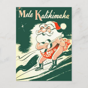 Mele Kalikimaka Une Carte Postale De Noël Très Joy