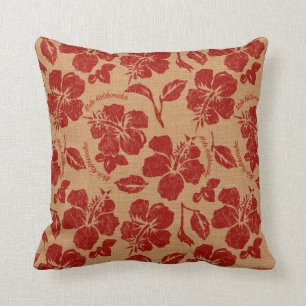 Mele Kalikimaka Vintager hawaiischer Kissen