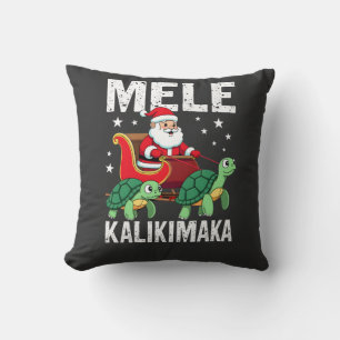 Mele Kalikimaka Weihnachts-Shirt Santa Schlitten Kissen