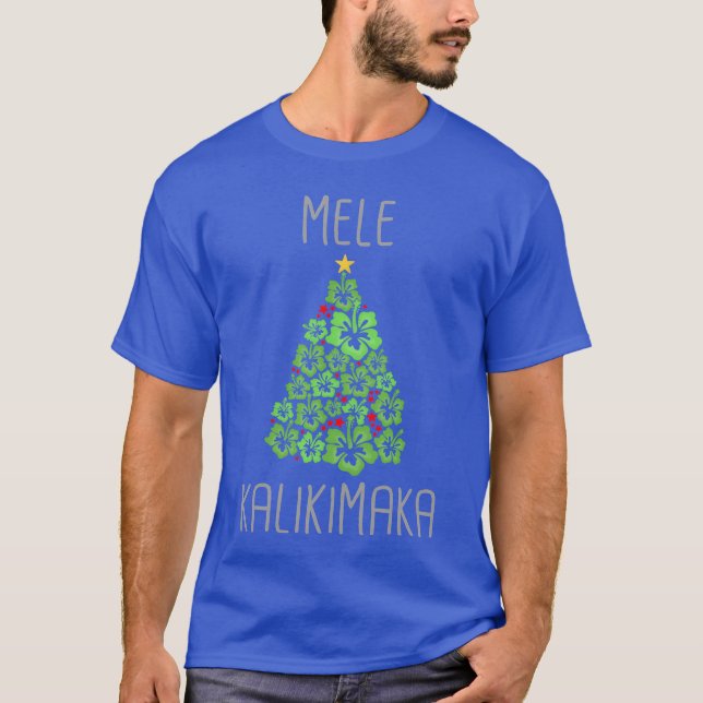 Mele Kalikimaka Weihnachtsfeier im Juli fr T-Shirt (Vorderseite)