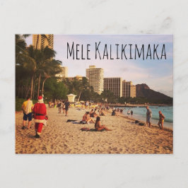 Mele Kalikimaka Weihnachtskarten! Feiertagspostkarte