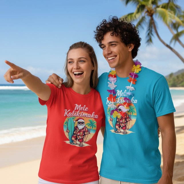 Mele Kalikimaka - which means Merry Christmas.  T-Shirt (Von Creator hochgeladen)