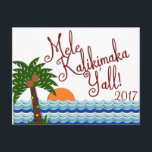 Mele Kalikimaka Y'all Christmas Beach Postcard Feiertagspostkarte<br><div class="desc">Diese sind ideal für jeden, der die Ferien Lieben und will, Karten oder Postkarten zu senden, um andere lassen wissen, dass Sie über sie nachdenken. Sie können die Formulierung bearbeiten, wenn Sie zu der dort enthaltenen Formulierung gewollt haben oder diese verwenden. Klicken Sie auf Anpassen, um die Größe, den Stil...</div>