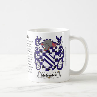 Melendez, der Ursprung, die Bedeutung und das Kaffeetasse