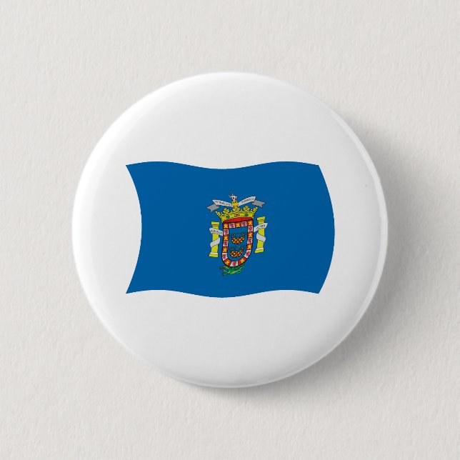 Melilla Flag Button (Vorderseite)