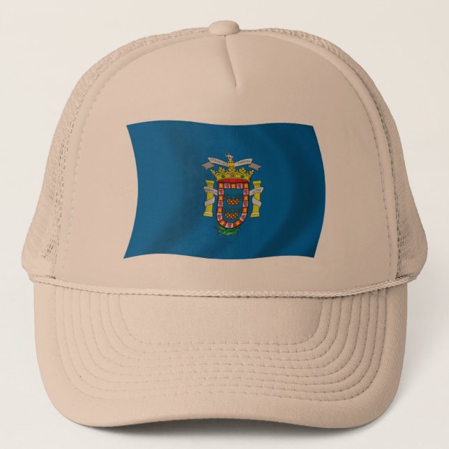 Melilla Flag Hat Truckerkappe (Vorderseite)
