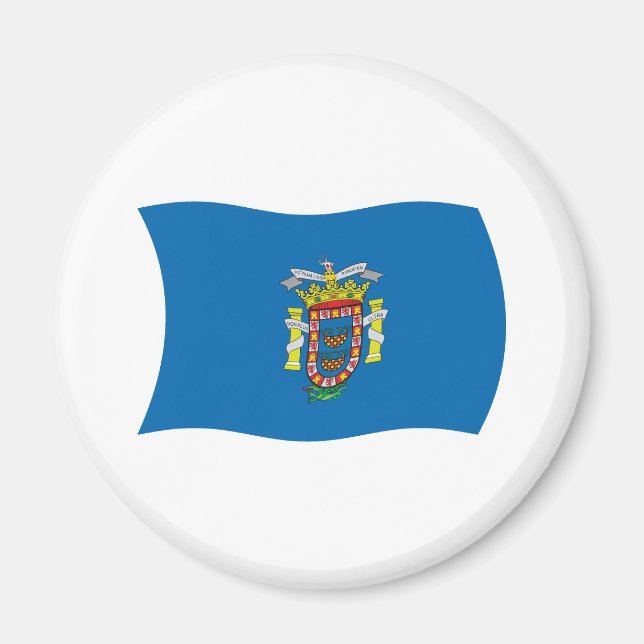 Melilla Flag Magnet (Vorne)