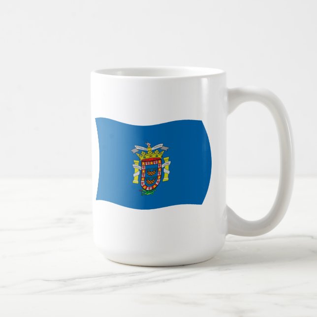 Melilla Flaggen Tasse (Rechts)