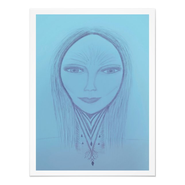 Melina Galactic Being Fotodruck (Vorne)