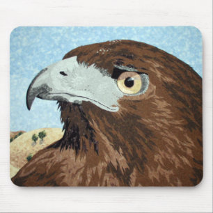 Melinistischer Roter Schwanz- textil Mousepad