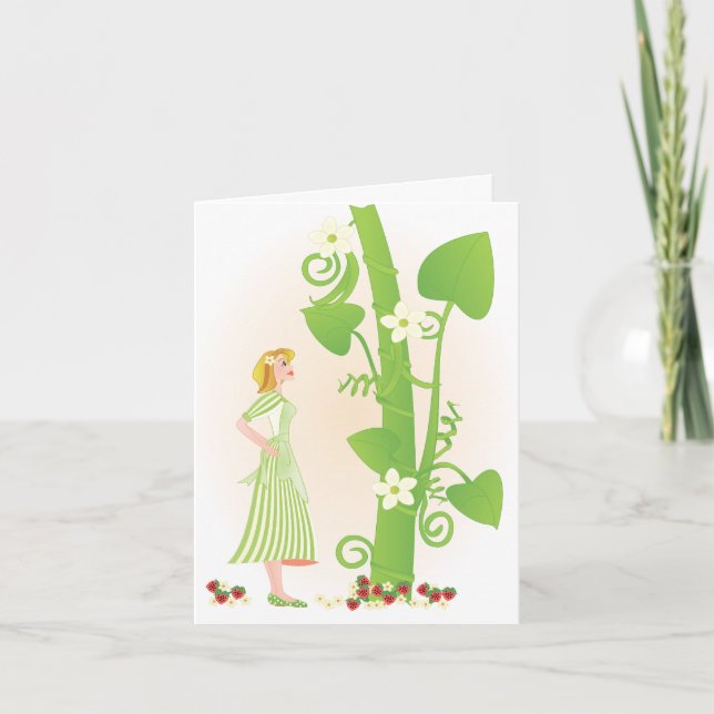 Melissa in Beanstalk Karte (Vorderseite)