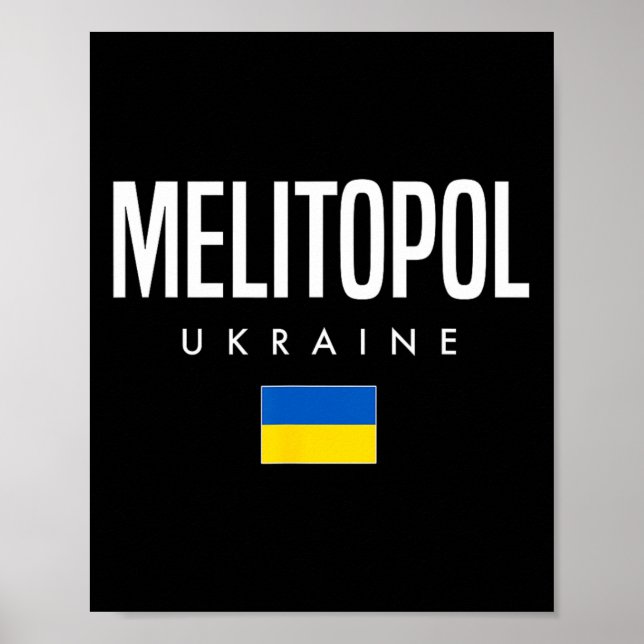 Melitopol Ukraine  Poster (Vorne)