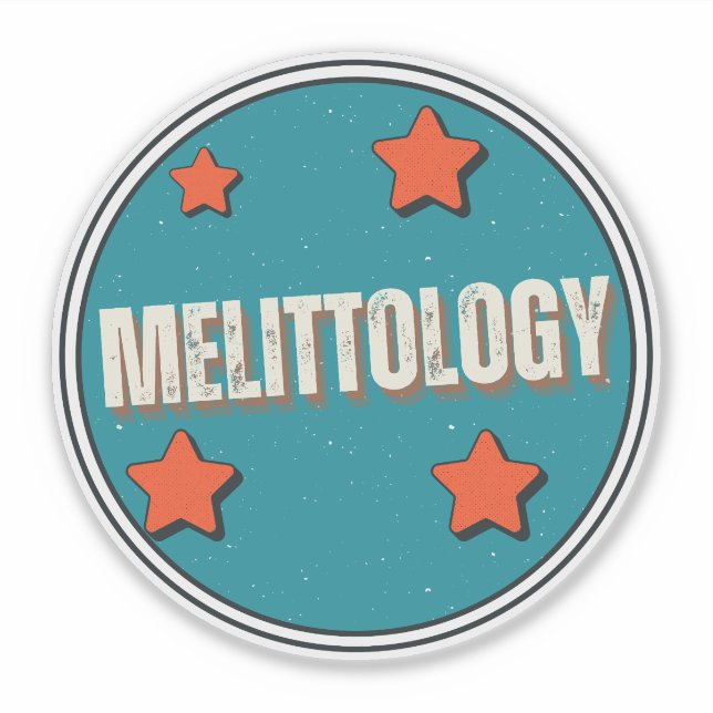 Melittologie Aufkleber (Vorderseite)