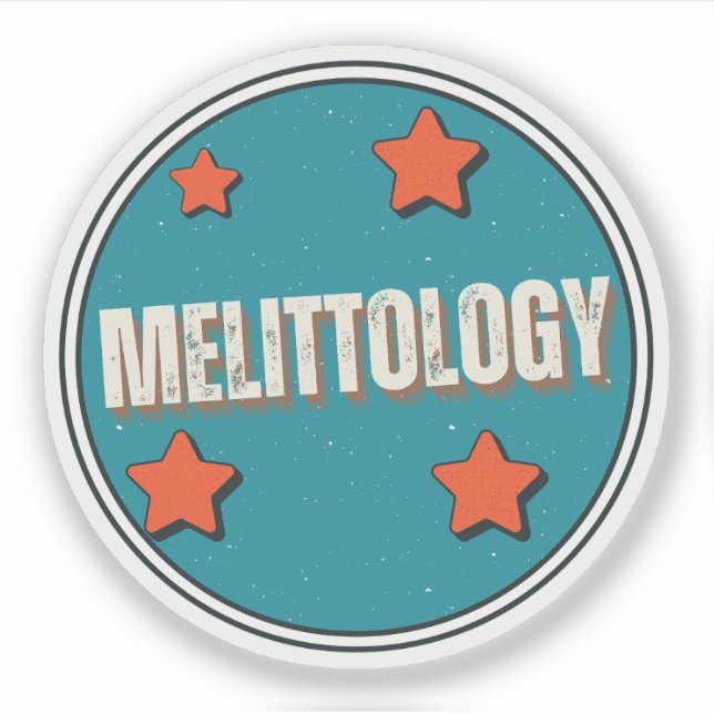 Melittologie Aufkleber (Vorderseite)