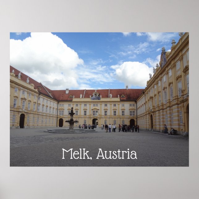 Melk Abbey Autriche Poster (Devant)
