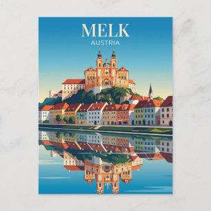 Melk Altstadt Österreich Postkarte
