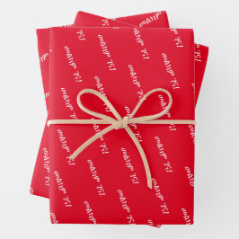 "Melkam Genna" Äthiopische Weihnachten Geschenkpapier Set