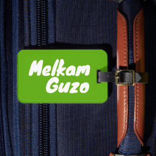 Melkam Guzo Ethiopian Travel Wishings Gepäckanhänger