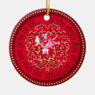 MELKEN ACHT MÄDCHEN-A KERAMIKORNAMENT