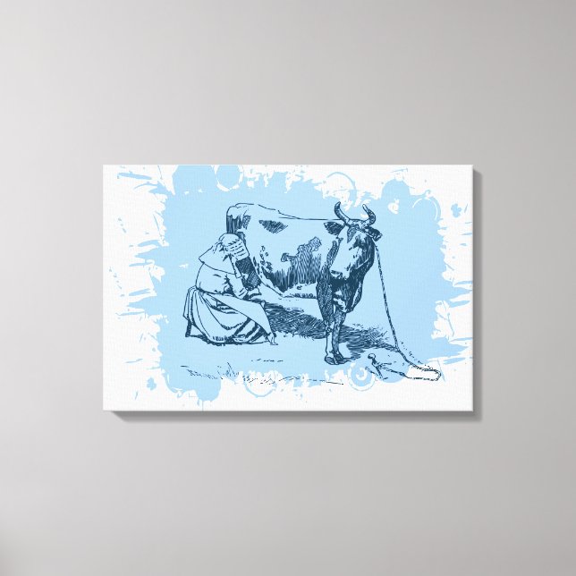 Melkkuh Leinwanddruck (Vorderseite)