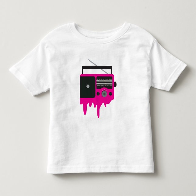 Melkrosa Radio Kleinkind T-shirt (Vorderseite)