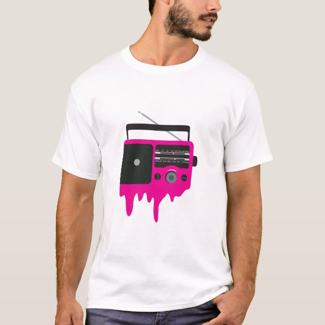 Melkrosa Radio T-Shirt (Vorderseite)