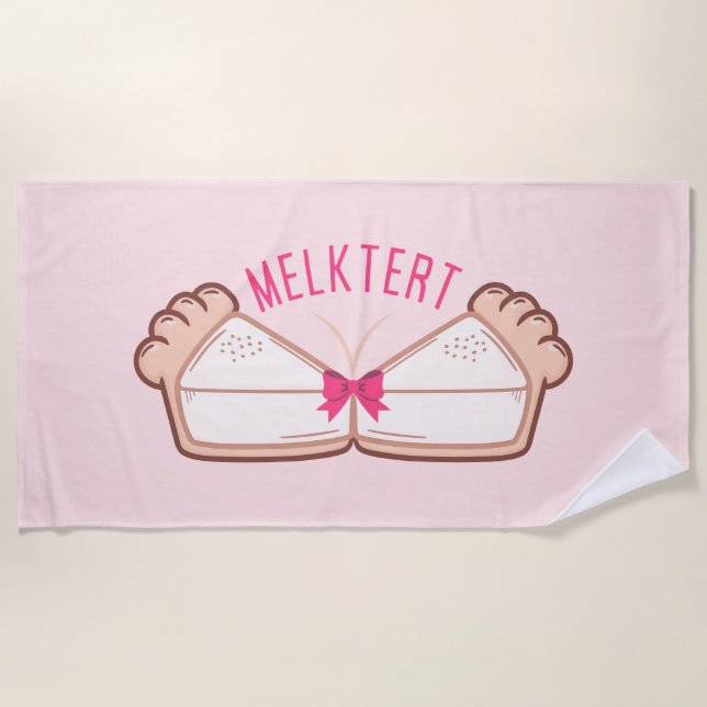MELKTERT Afrikaanse Boeremeisie Strandtuch (Vorderseite)