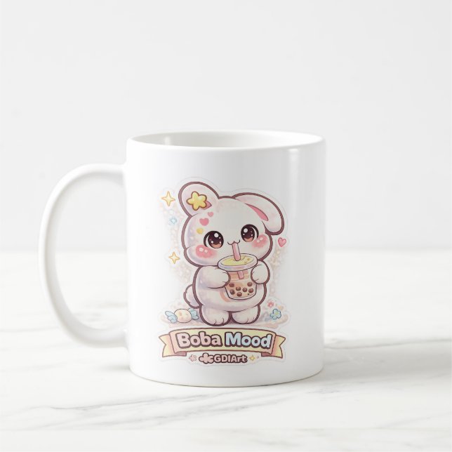 Mello the Mochi Bunny - Boba Mood  Kaffeetasse (Links)