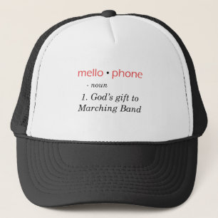 Mellophone - das Geschenk des Gottes zum mit einem Truckerkappe