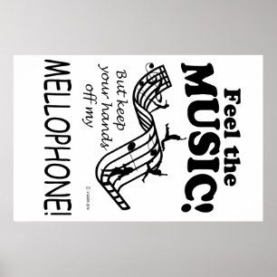 Mellophone fühlt die Musik Poster