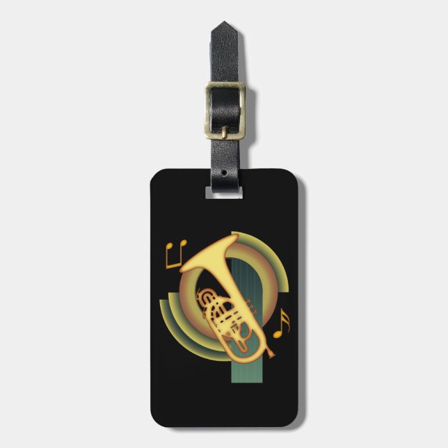 Mellophone Gepäckanhänger (Vorderseite vertikal)