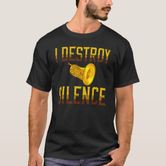 Mellophone Instrument Music Player Beginner Lektio T-Shirt