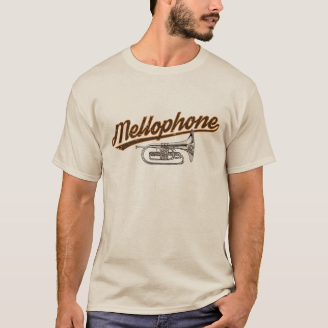Mellophone Retro T - Shirt (Vorderseite)