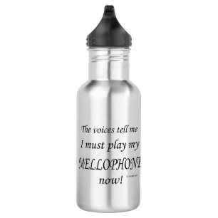 Mellophone-Stimmen sagen, müssen spielen Edelstahlflasche