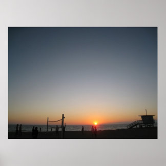 Mellow am Strand Poster