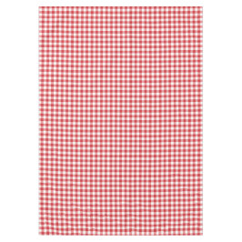 Mellow Classic Gingham - red white check plaid. Tischdecke