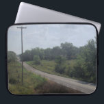 Mellow Country Road Laptopschutzhülle<br><div class="desc">It's good to hit the open road,  out in the country.</div>