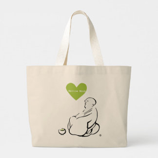 Mellow Monk Neuer Tote Jumbo Stoffbeutel