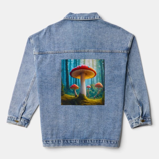 Mellow Mushroom Denim Jacket Jeansjacke (Rückseite)