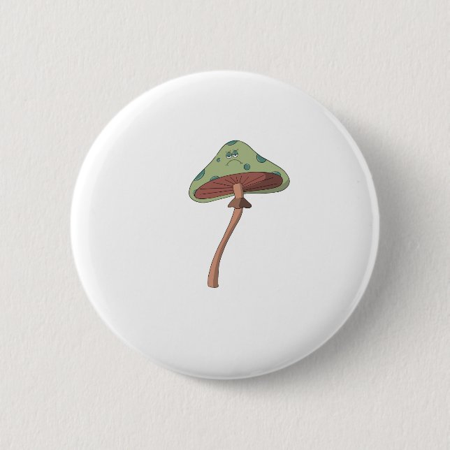 Mellow-Pilz Button (Vorderseite)