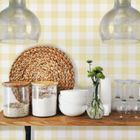 Mellow Yellow Vichy Gingham Pattern