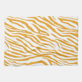 Mellow Yellow Zebra Muster Geschirrtuch