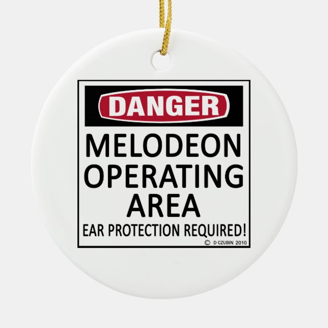 Melodeon-Einsatzgebiet Keramik Ornament (Vorne)