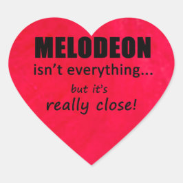 Melodeon ist nicht alles Herz Sticker