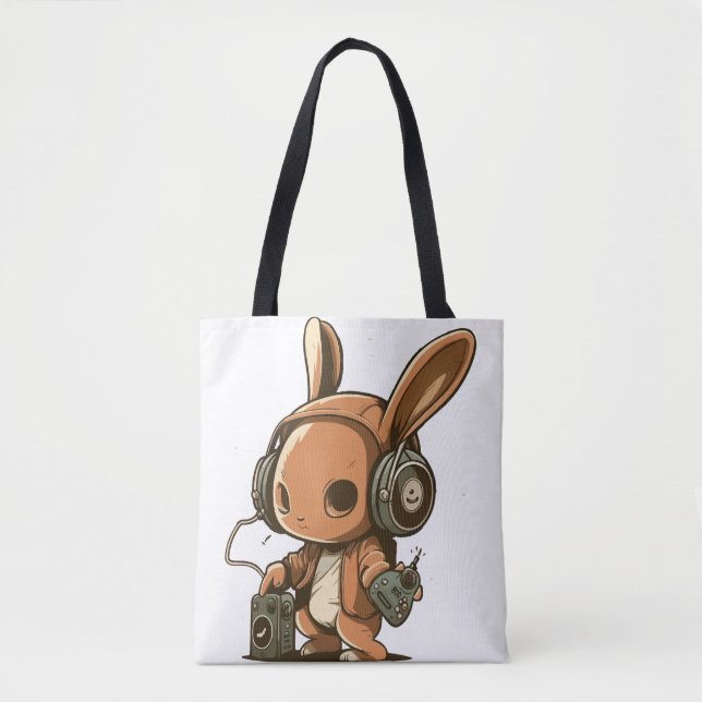 Melodic Bunny: Eine musikalische Reise Tasche (Vorderseite)
